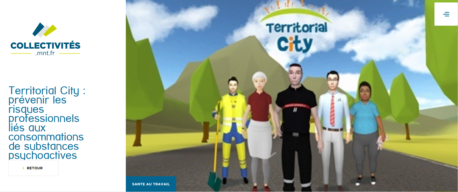Territorial City : un serious game pour prévenir les conduites addictives et contribuer à la santé au travail dans les collectivités