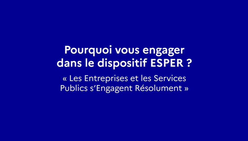 La Mildeca présente le dispositif ESPER : une charte dé prévention des conduites addictives en milieu profesionnel