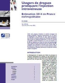 Usagers de drogues pratiquant l’injection intraveineuse – Estimation 2014 en France métropolitaine