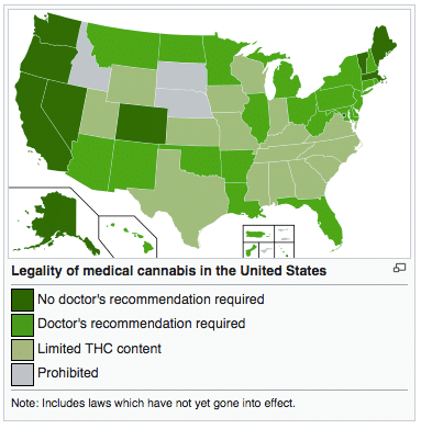 Addiction Cannabis - Les états qui ont légalisé le cannabis aux USA ont moins de problèmes de mésusage d’opioïdes antalgiques, retrouve une étude parue dans Addiction.