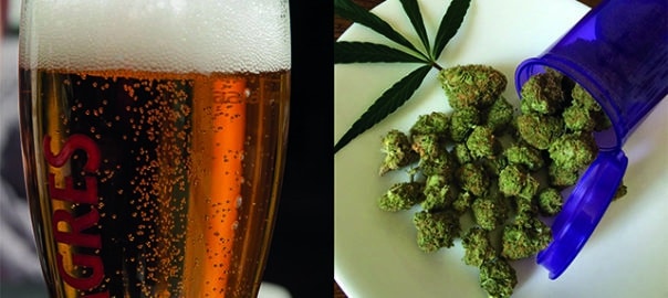 Alcool et cannabis, un mélange explosif !