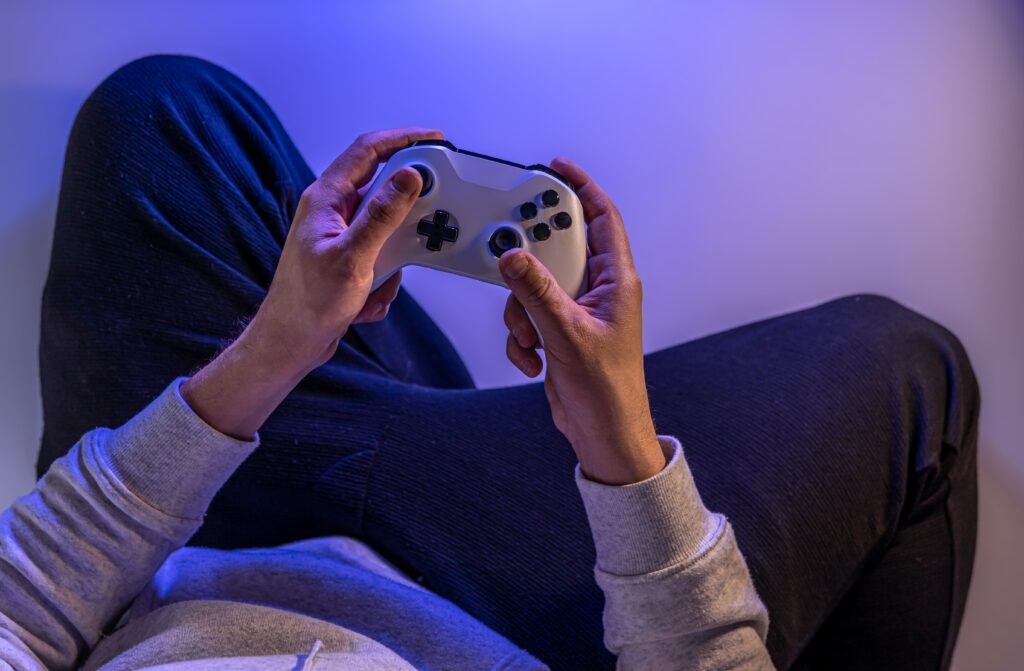 Addiction jeux vidéo joueur avatar