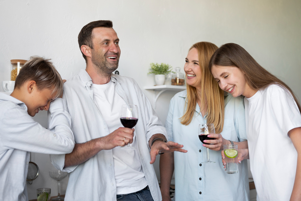 A quoi doit-on faire attention quand on boit de l'alcool devant ses enfants